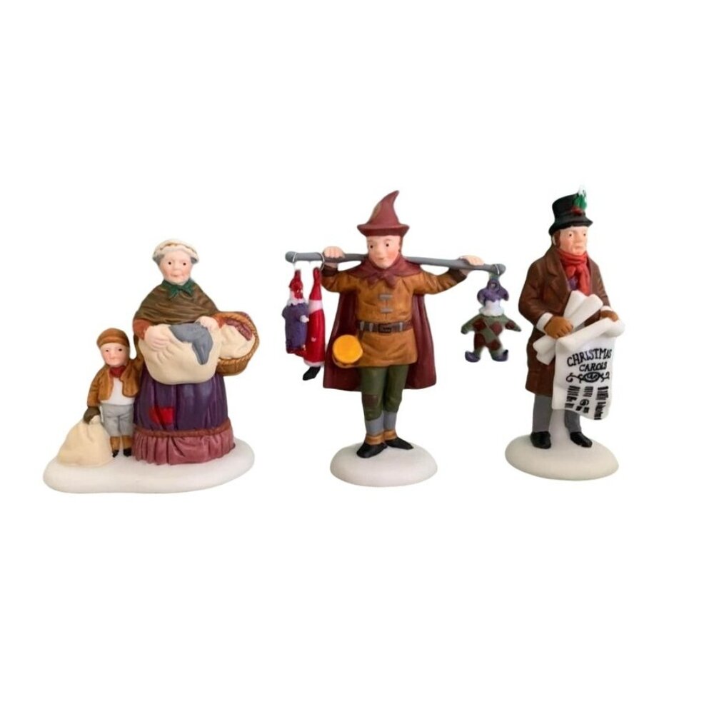 Heritage Village Collection "Portobello Road Peddlers" Set of 3  Department 56
